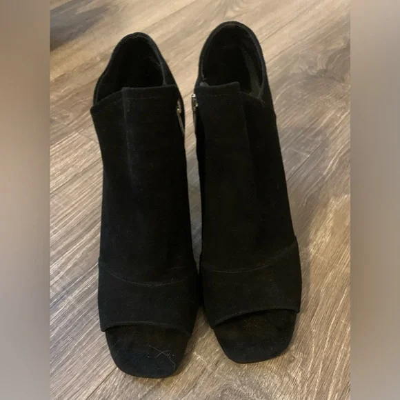 Steven By Steve Madden - Jette Open Toe Ankle Boot, black , 7M, Like New,No Box - Picture 2 of 16